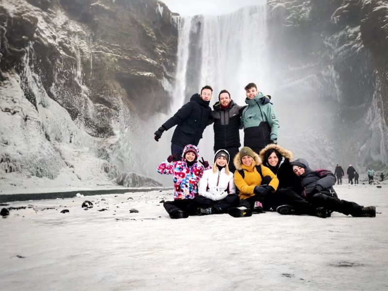 <p>foto di gruppo, Islanda</p>